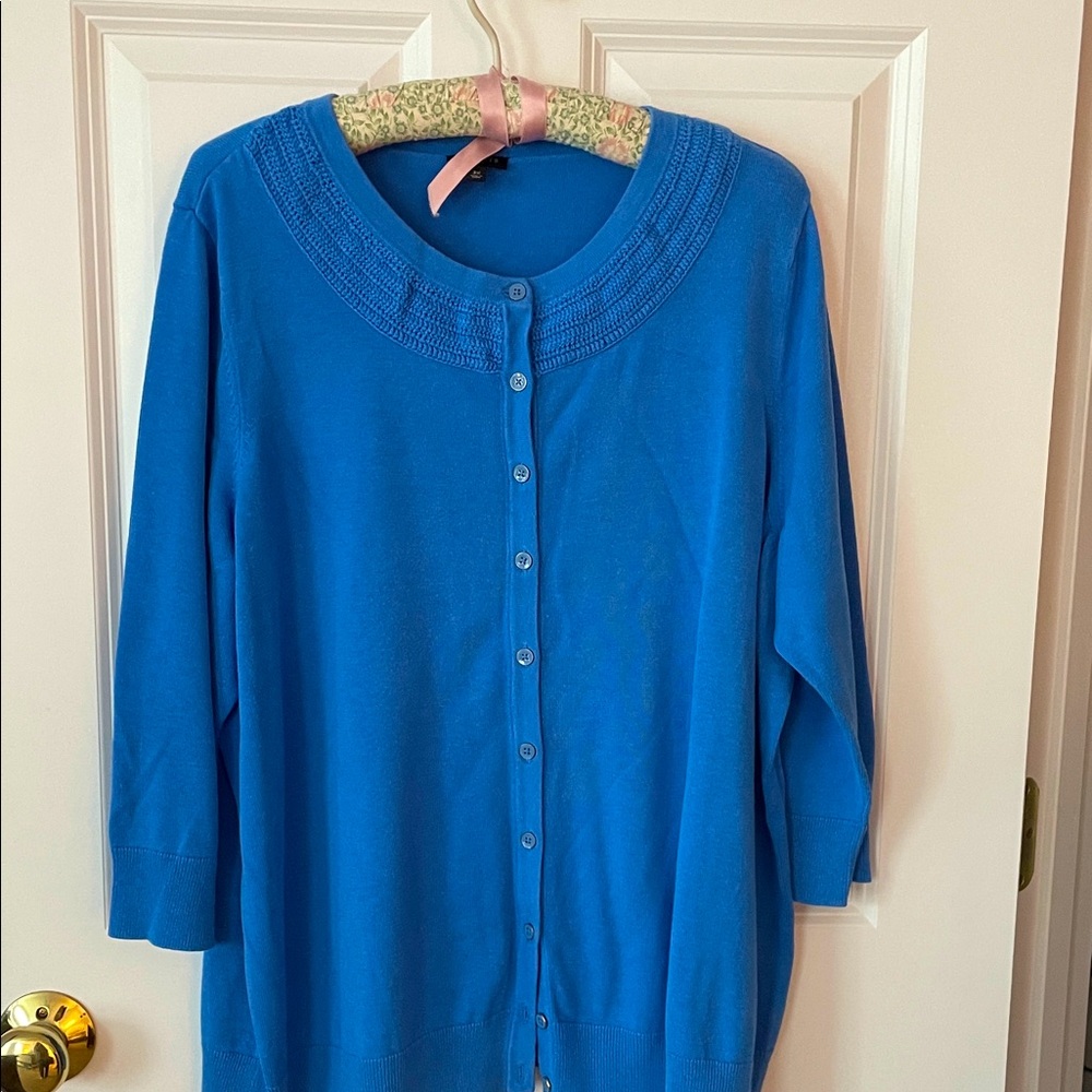 Talbots Blue Women's Cardigan Sweater